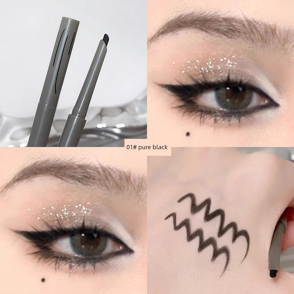 Eyeliner Nature Durable Waterproof and Sweatproof Not Smudge Extremely Fine Eyeliner Novice Makeup Eyeliner Eye Shadow Pen