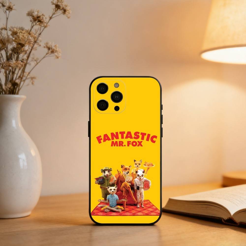 F-Fantastisch-C Herr F-Fuchs Handyhülle Für iPhone 17,16,15,14,13,12,11 Plus,Pro Max,XS,Weiche Silikon Schwarze Hülle