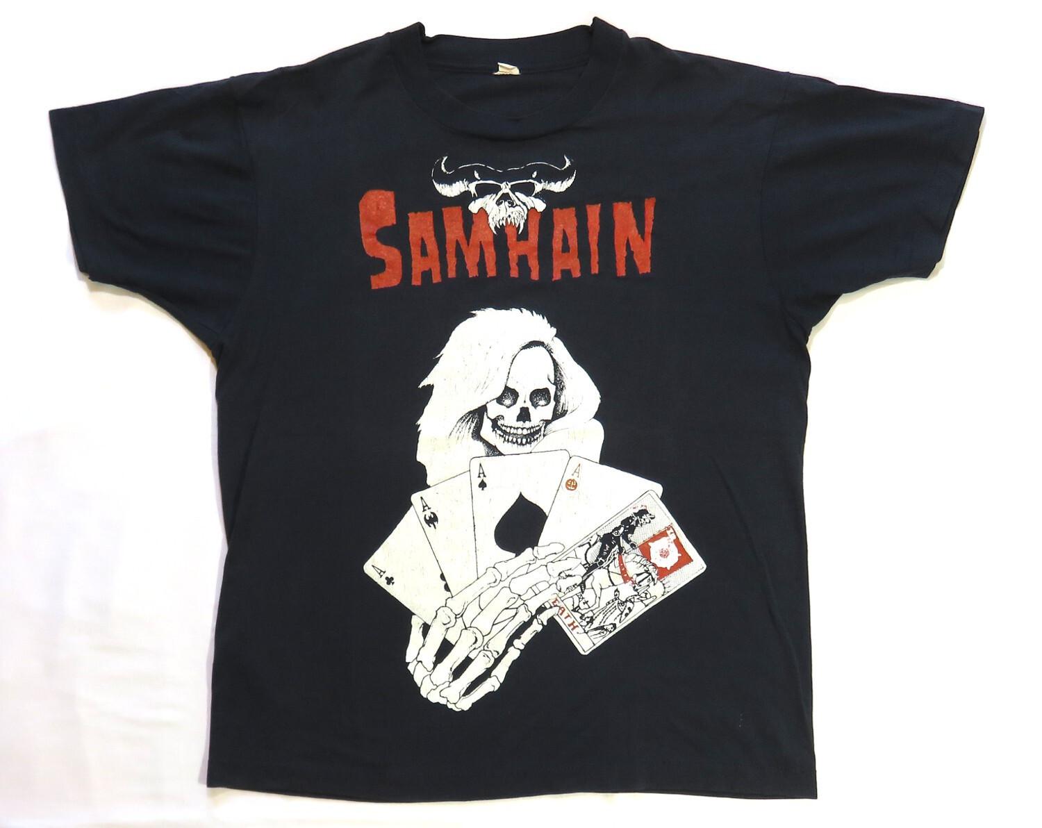 Samhain Vintage T Shirt 1980 s Tour Death Dealer Glenn Danzig Misfits Skate Punk XL