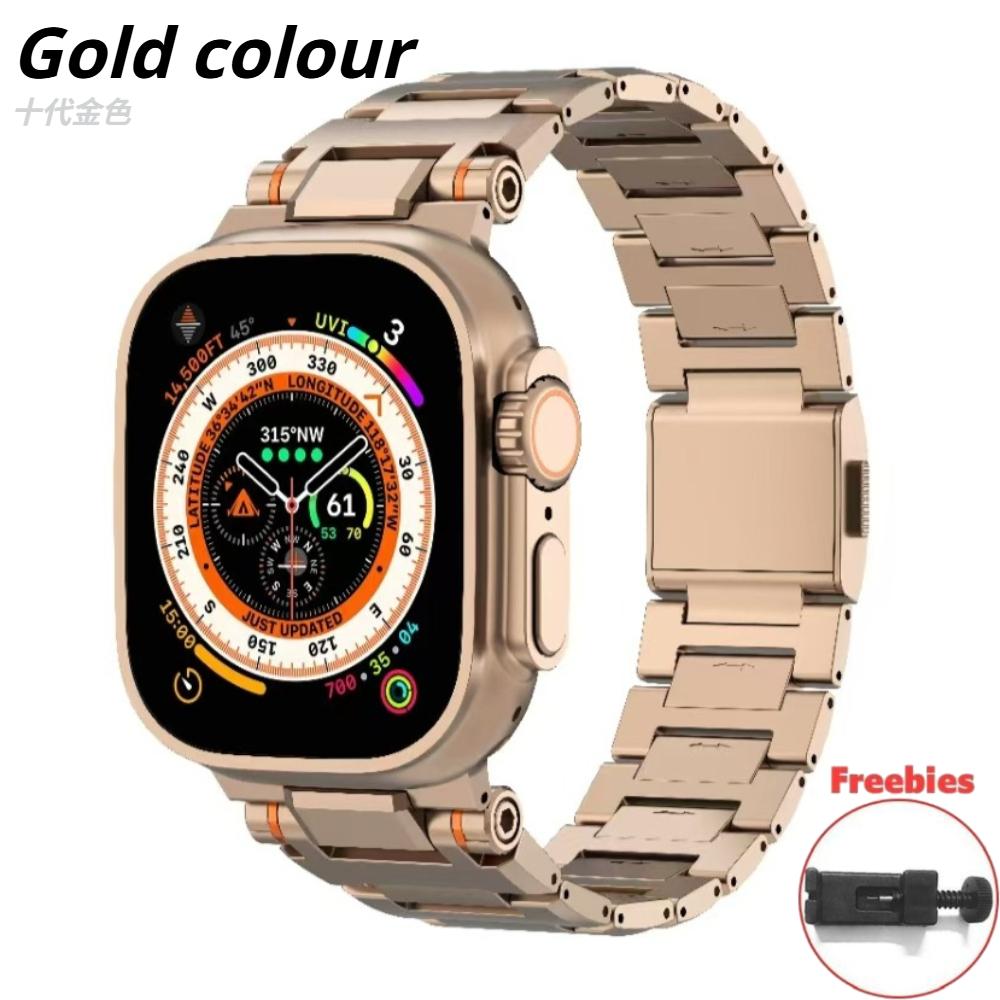 Stainless Steel Strap for Apple Watch Ultra 3/2/1 49mm 46mm 45mm 44mm 42mm Metal Magnetic Band IWatch Series 11 10 9 8 7 6 SE 5