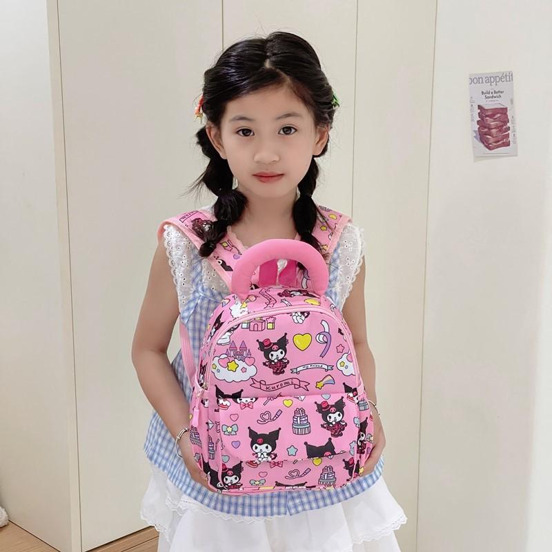 School Bag Loves Printing 3-6 Years Old, Small and Medium Class Backpack, Light and Versatile, Foreign Style Batch