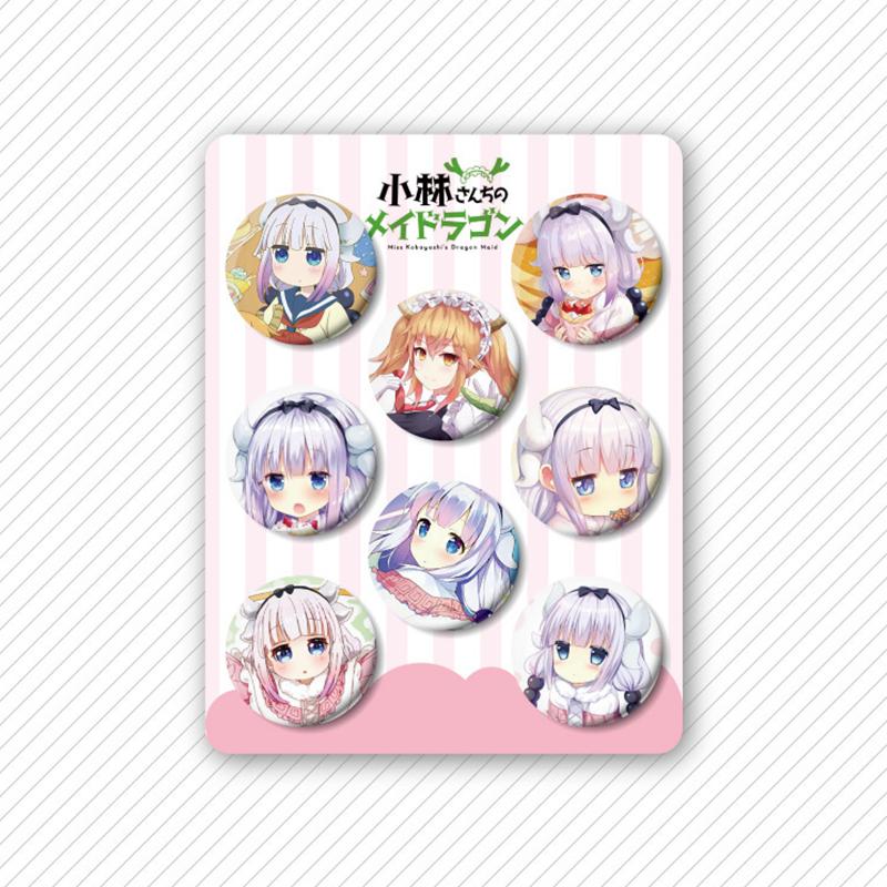 8 stk/sett Anime Fortinning Ryggsekk Merke Brosje Nål Suvenir Klær Veske Ryggsekk Tilbehør Gave Til Venner