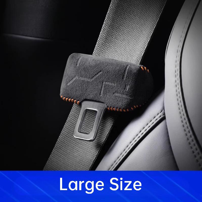 Dla Tesli Model 3 Y Pokrowiec na Pasek Bezpieczeństwa Samochodowego Zapobiegający Zarysowaniom Zamszowy Pokrowiec Ochronny Antykolizyjny Dla Modelu 3 Y Highland Juniper