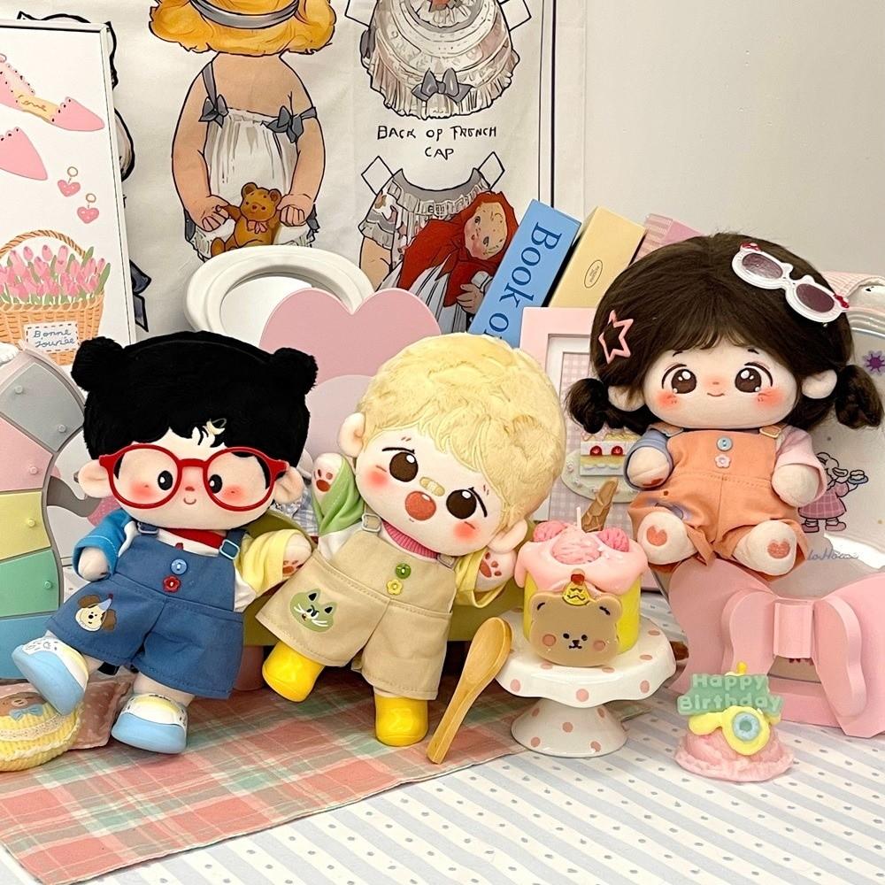 1 set Outfit 20cm Cotton Doll's Clothes Cartoon Pattern 10cm Doll Clothes  Doll Accessories