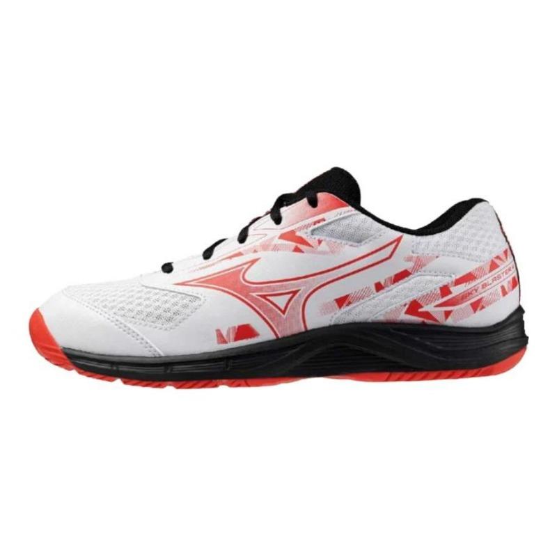 Mizuno SKY BLASTER 4 Women s Low-Top Badminton Shoes Red White 71GA253301 40.5