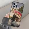Brown Trout Fly Fishing Phone Case For iPhone 16 15 14 13 11 12 Pro Max 15 16 Plus 12 13 mini XR 16e Funda Cover