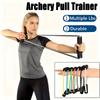 Portable Archery Pull Trainer, Elastic Bands for Resistance Training, Secure Grip Handle, Durable Rubber Construction, for Home Gym & Outdoor Use