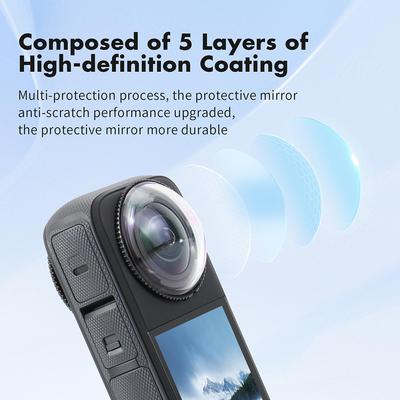 For Insta360 X4 Lens Guard + Screen Protector Anti-scratch Protective Film for Insta 360 X4  Lens Protector Accessories Kit