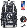 Large Capacity Schoolbag with Shoulder Strap; Student Three-piece Pencil Case Set