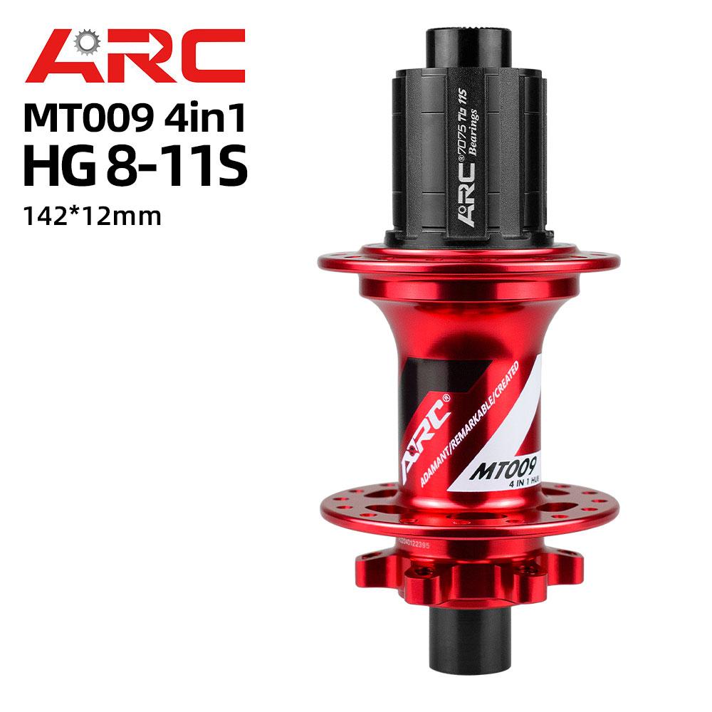 ARC MT009 Front Rear Bicycle Hubs 32 Holes MTB Mountain Bike NBK Sealed Bearing Hub 6 Pawls 114 Clicks Noise HG XD MS 8-12-Speed