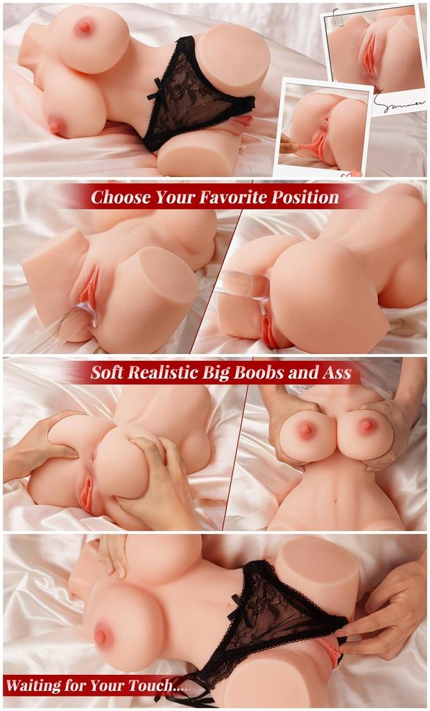 HWC38 Body Without Arms Big Breasts Real Touch Sex Doll Realistic Breasts Adult Toy Masturbator