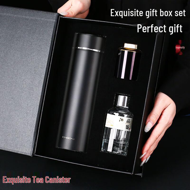 Shuixi Business Smart Stainless Steel Tea Cup Gift Set