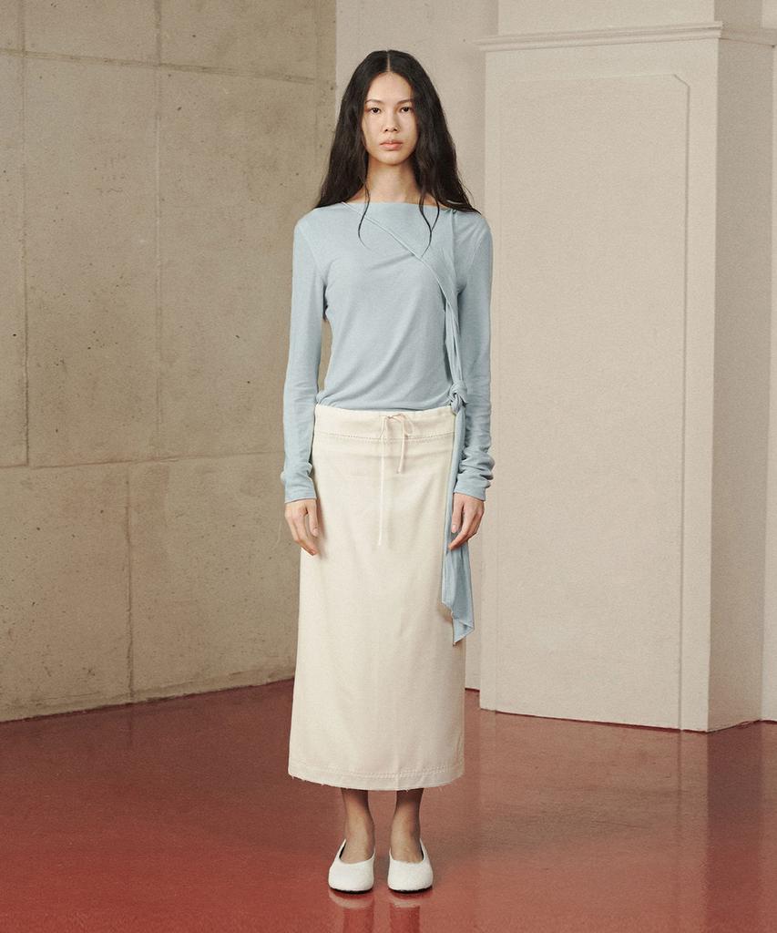 Beleuso Embroidered Wool Skirt