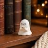 Unique Halloween Table Centerpiece 3D Printed Ghost Figurine, Cute Spooky Resin Statue, Funny Desktop Tray Sturdy Statue for Desk Decor, Tabletop