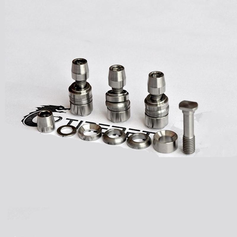 Folding bike road bike MTB bicycle brake pad titanium screw installation V brake shoes titanium screw V brake bolt upgrade серебряный