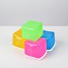 Popular Kids Adult Fidget Sensory Stress Relief Toy Small Square Glitter Bling Aurora Ice Cube Squishy Cubes