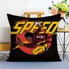 Internet Celebrity Energetic I-Ishowspeed Cushion Cover Washable Linen Pillowcase Soft For Sofa Bed Cozy Home Room Decor