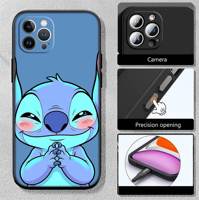 RT69 Stitch Phone Case for iPhone 7 8 11 12 13 14 15 16 17 16E XS Pro Max XR X SE Air