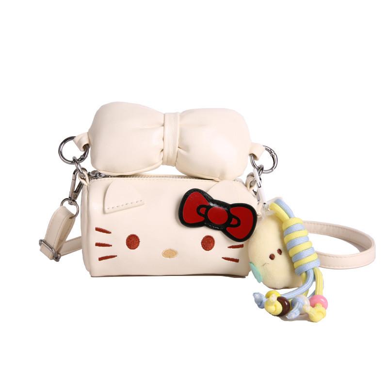Hello Kitty Cartoon Mini Mädchen Umhängetasche Aus Wasserdichtem PU-Material Für Den Täglichen Gebrauch