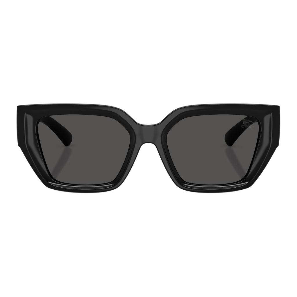 Burberry 4472U Logo Frame Irregular Sunglasses Unisex Sunglasses Black 0BE4472U