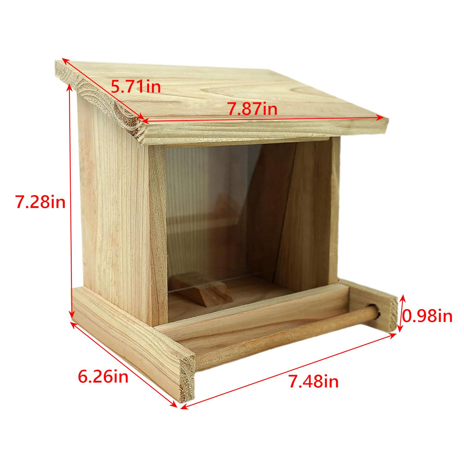 

Дырка для птичьего гнезда, клетка для птиц, изоляция, твердый деревянный ящик для разведения, деревянный домик, гнездо для птиц для сада, патио, декоративные маленькие птицы