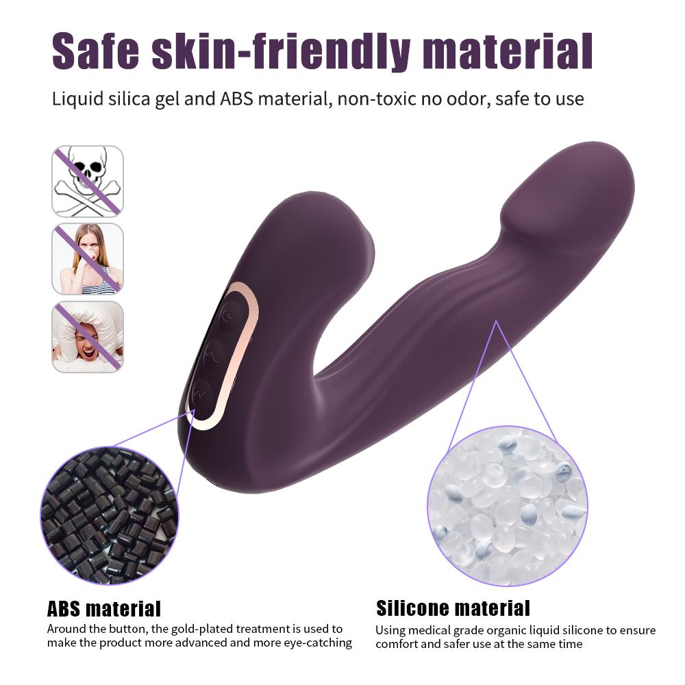 Rechargeable Personal Massager for Women, Soft Silicone G-Spot Stimulator