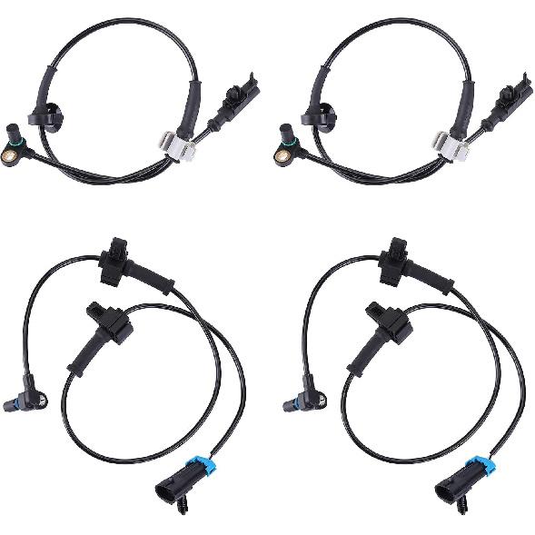 ABS Wheel Speed Sensor Fit for 2007-2013 for Chevy Silverado 1500 2007-2013 for GMC Sierra 1500 for Chevy Silverado 1500 Rear Left Rear Right Front