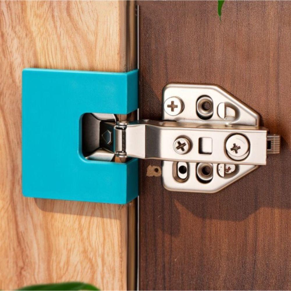 With Magnetic Fixed Hinge Installation Positioning Piece Woodworking Plastic Hinge Installation Fixed Clip Quick Installation