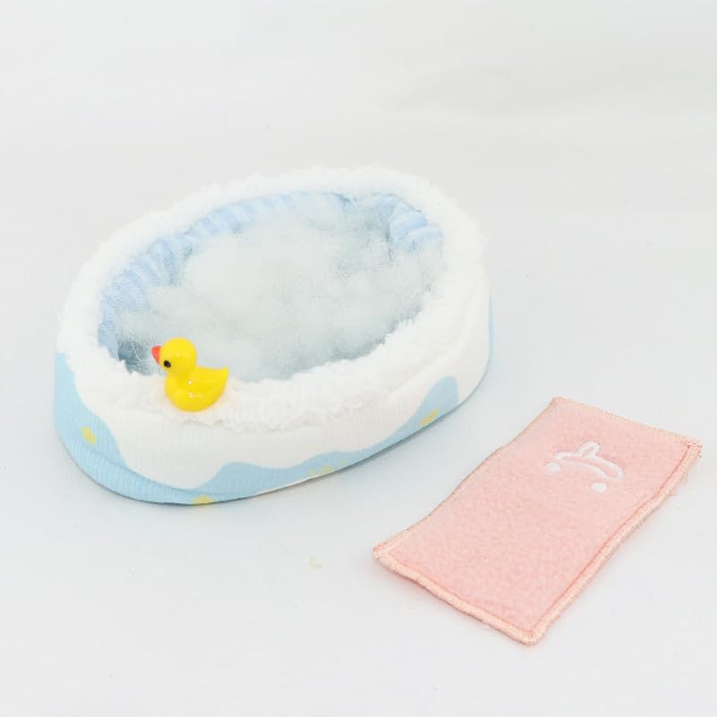 Bath Set for Plush Toys (10-15cm) - Includes Clothes [Item]