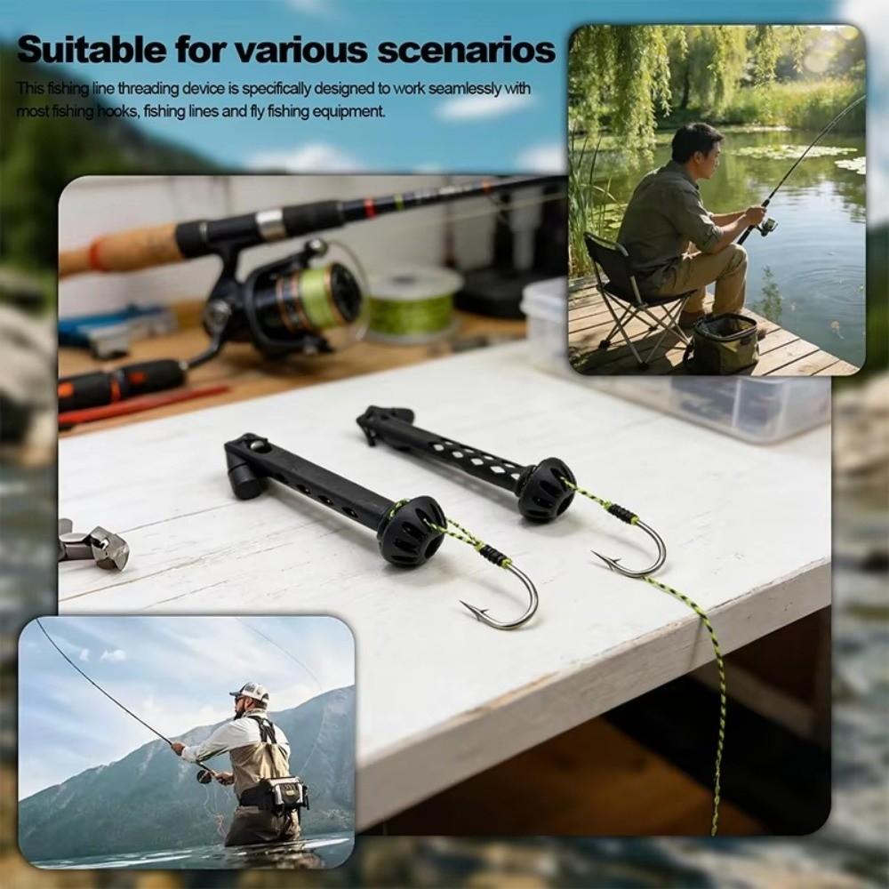 Enhebrador Ligero para Pesca con Mosca Enhebrador Magnético para Sedal de Pesca Enhebrador Magnético para Moscas En el Agua
