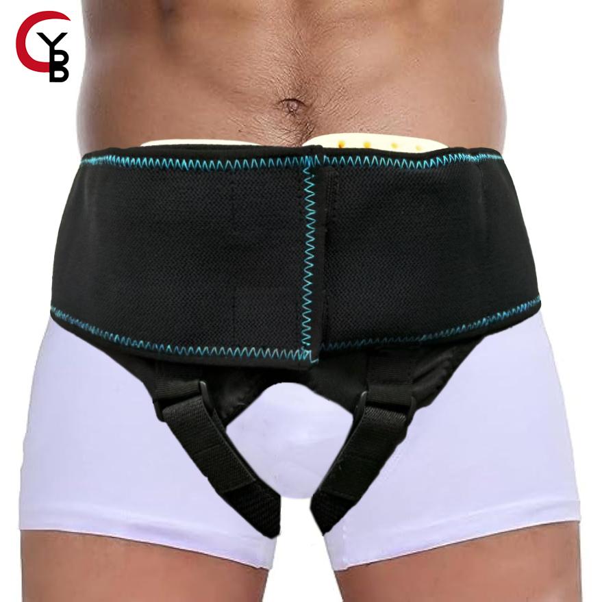 Yanbiguo Inguinal Hernia Support Belt For Men&Women, Small Intestine/Oblique Hernia Pressure Adjustable Band For Waist 75-120Cm