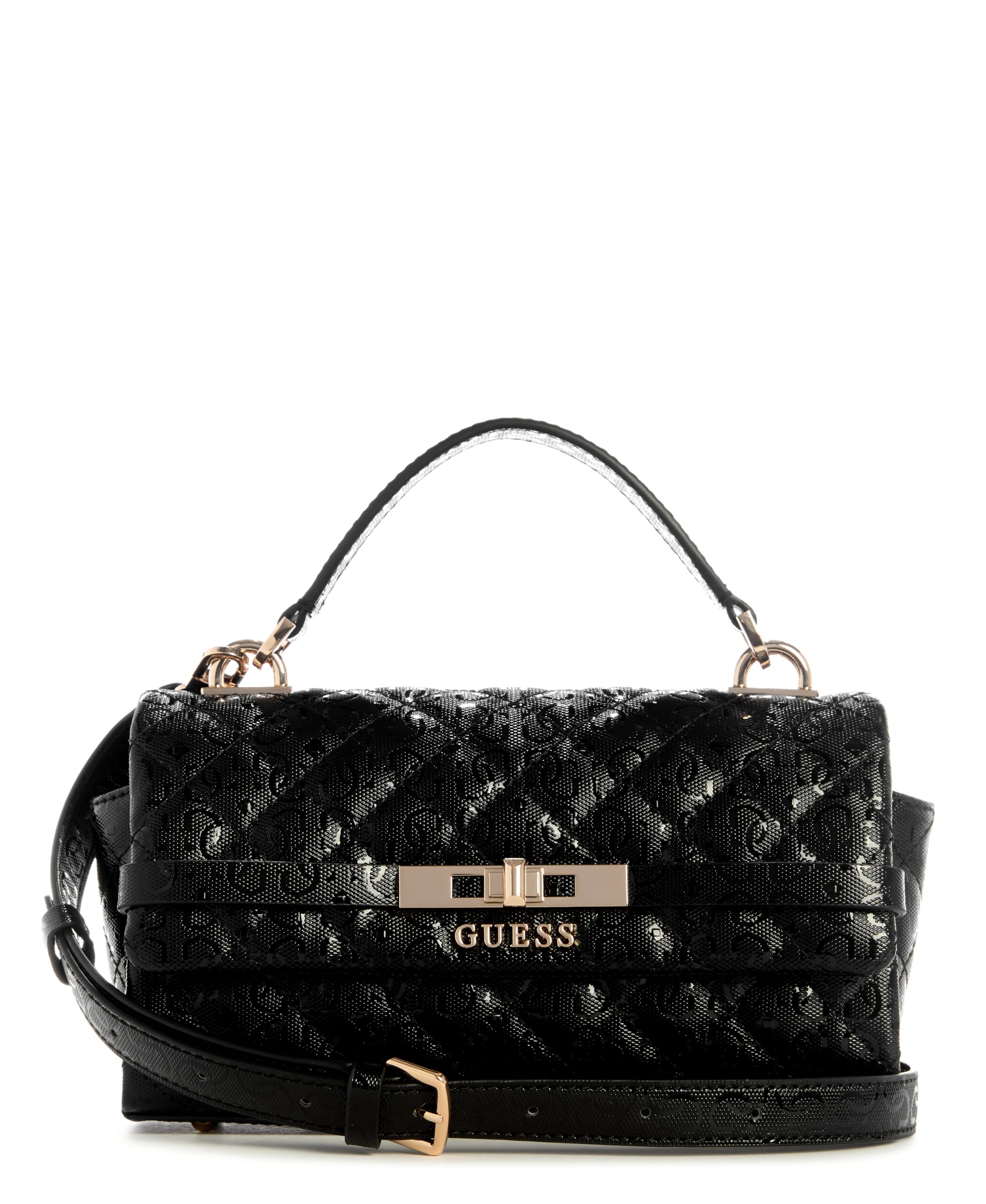 

Guess IDRA Top Handle Flap Shoulder Bag Women s