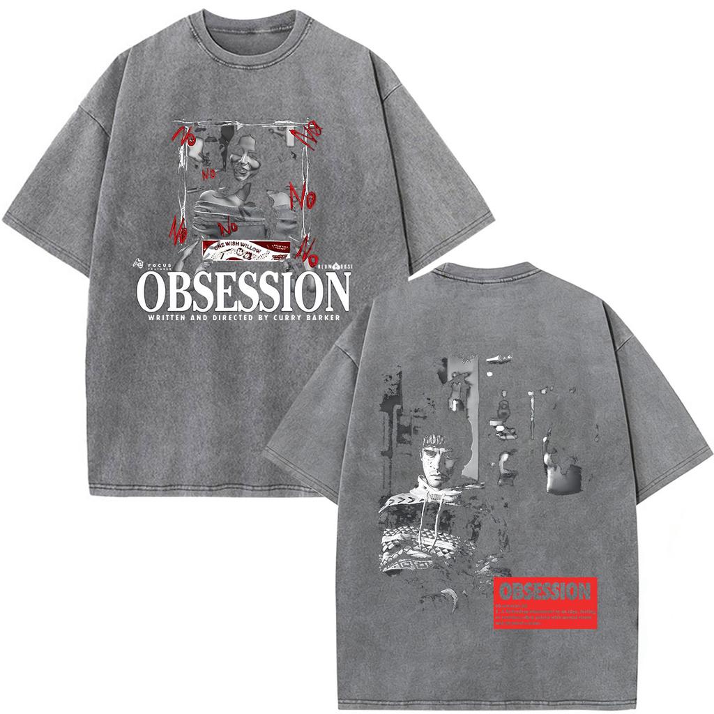 Maglietta Nikki Lavata Vintage Ossessione Film Horror Uomo Donna Moda Magliette Gotica Cotone Oversize Manica Corta