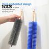 Energy Efficient Dust Brush Fan Cleaning Brush, Reusable Collector, Non-Detachable Bendable Design, Cobweb Remover Multifunctional Removal for Blinds