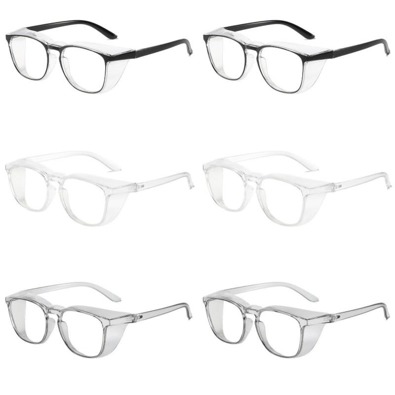 

6PCS Safety Glasses Safety Glasses Anti Fog/Anti Pollen Safety Goggles for Men and Women Blue Light Blocking Glasses