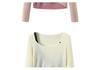 2026 Spring Women's Asymmetrical Patchwork Ribbed Knit Sweater - Slimming Two-Piece Look