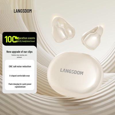 Lanston Open-Ear Clip-On Kabellose Sport-Ohrhörer