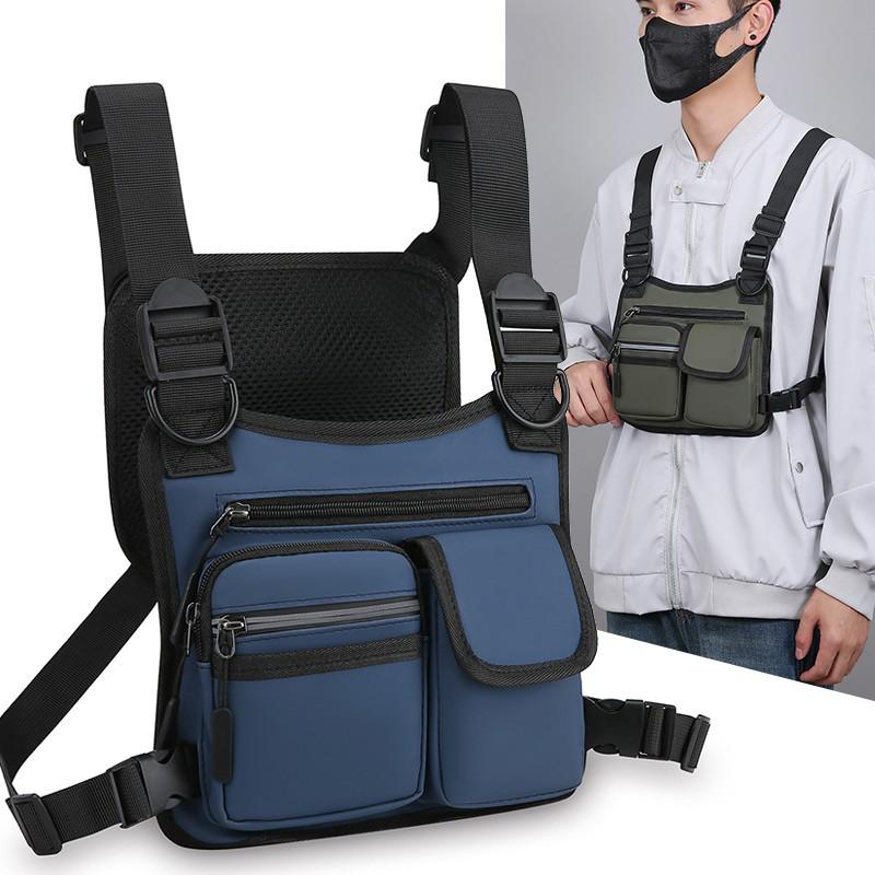 Men's Tactical Workwear Chest Bag - Trendy & Functional Outdoor Sports Vest