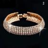 Women Summer Simple Fashionable Diamond Inlaid Crystal Water Diamond Bracelet with Full Diamond Bracelet Bride's Jewelry Gifts