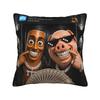 Angel John Pork Funny is Calling Phone Pillow Case  Comfy Pillow Cover For Sofa Bedroom Home Decor Vintage Pillowcases