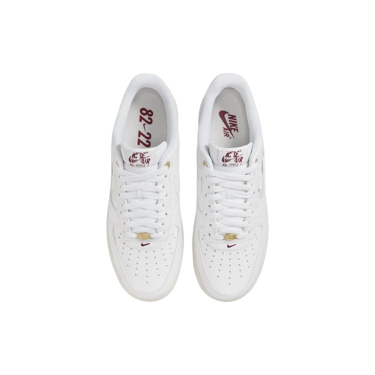 Nike Air Force 1 07 Join Forces – Weiße Herren-Sneaker, Segelteam-Rot, DQ7664-100