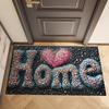 Valentine's Day Doormat Welcome Entrance Door Mat Outdoor Front Room Rugs Foot Mat Hallway Carpet Floor Bath Mats Washable