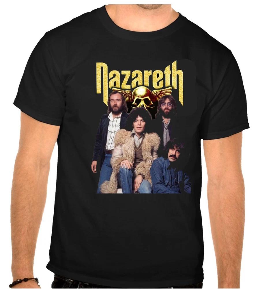 Nazareth Rock Music Logo Black TShirt 1277 2XL