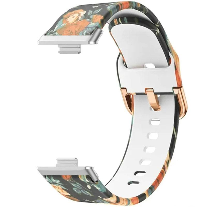 Bedrucktes Gummiarmband für Huawei Watch Fit 3, Ersatzarmband, Smartwatch-Armband, Correa, Huawei Watch Fit3, Watch Band