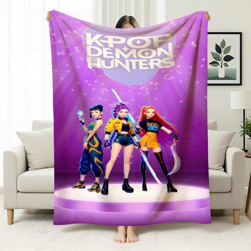 Kpop Witch Hunters Blanket Blanket Witch Hunters Peripheral Nap Blanket Printed Flannel Office Sofa Blanket