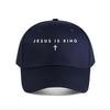 Jesus Is King Cross Christian Baseball Cap Fashion Unisex Sunhat Womens Outdoor Sports