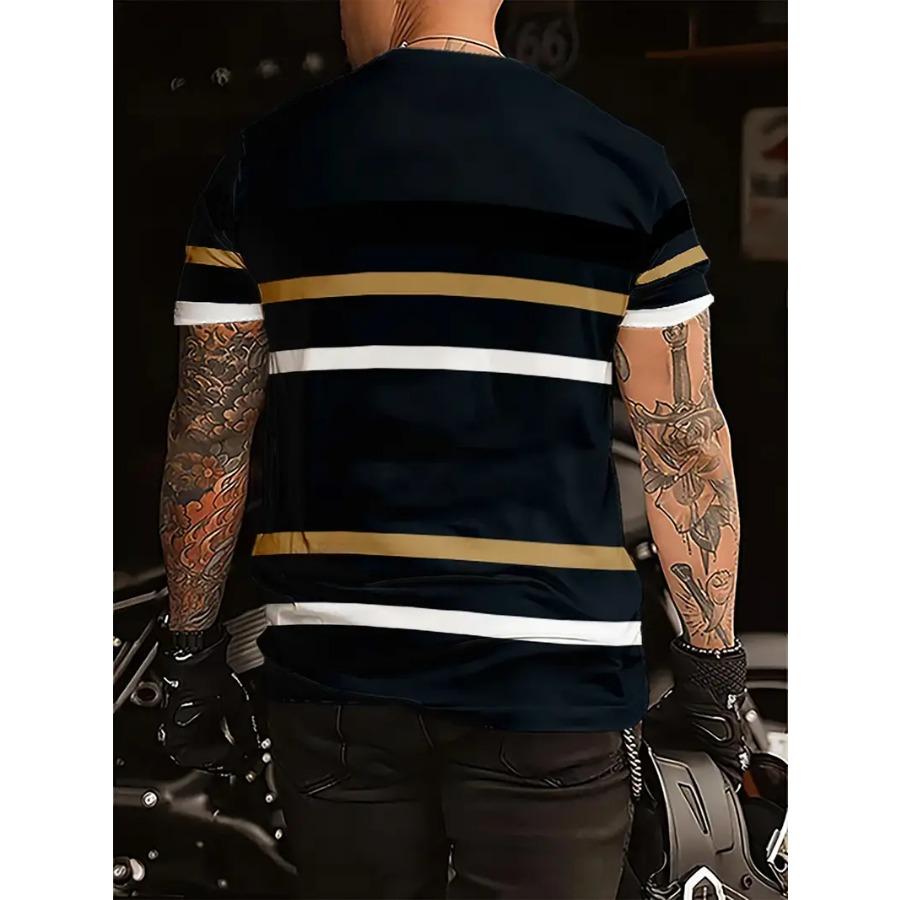 3D Digital Print Short Sleeve T-Shirt Men's Novelty T-shirts