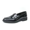 Hot selling Black men's leather shoes Elegant styles by fashion designers Leisure Outdoor Party Daily business and office loafer