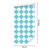 Pink and Blue Checkered Wallpaper, Celadon and White, 50x1000
