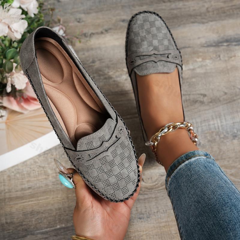 Autumn Women Loafers Casual Shoes 2026 Fashion Breathable PU Leather Shoes Women Sewing Flats Female Footwear Zapatos De Mujer